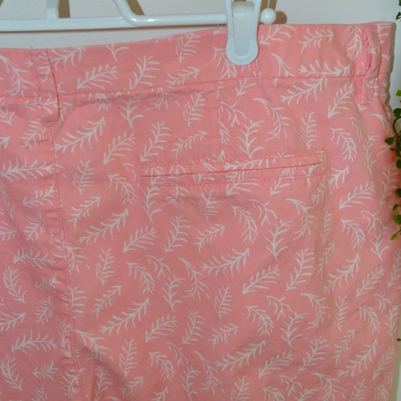 Old Navy Soft Cotton Shorts Slanted Pockets Pink Salmon Womens Plus Size 16 - Picture 5 of 8